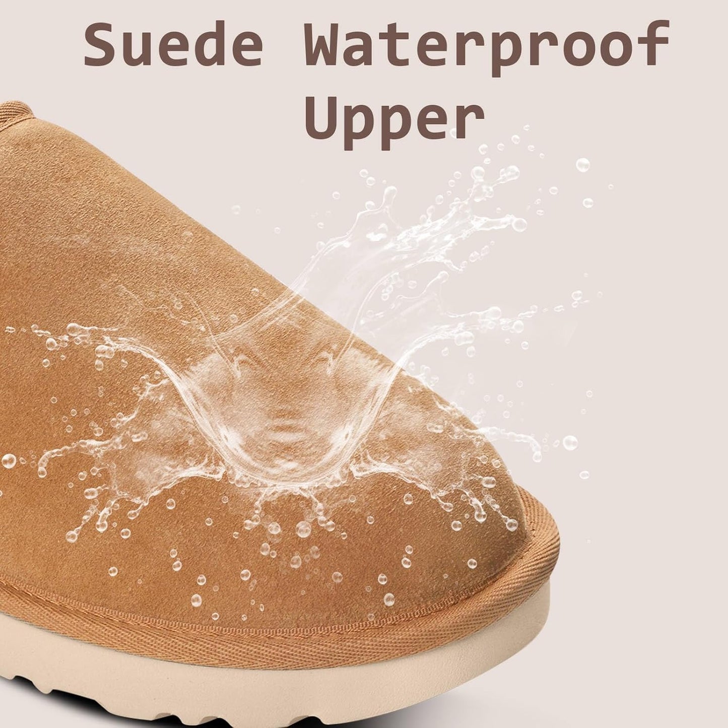 Clogs for Men Slippers Slip on Shoes Men Winter Suede House Fuzzy Warm Slippers Clog Sandals Men'S Mules & Clogs Antislip Clogs