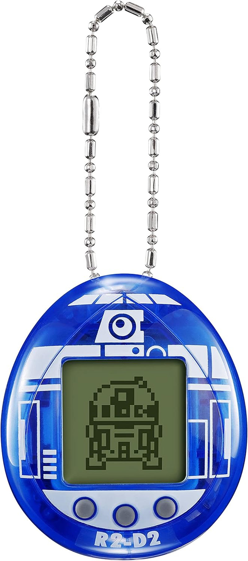 TAMAGOTCHI 88822 Star Wars R2D2 Virtual Pet Droid with Mini-Games, Animated Clips, Extra Modes and Key Chain, Multicolour BanUK
