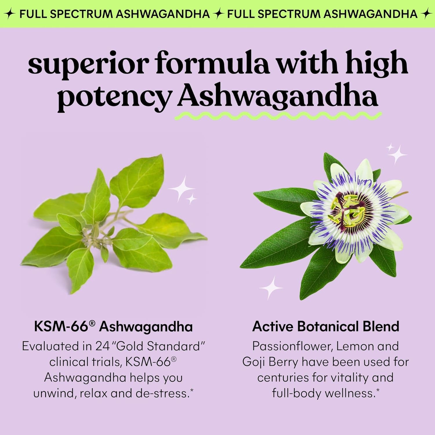 Chill Stress Relief Gummies with 300Mg KSM-66 Ashwagandha, Lemon Balm, Passionflower & Goji to Support Relaxation, Healthy Cortisol & Sleep - Gluten-Free, Non-Gmo, Mixed Berry (60 Count) TLBH