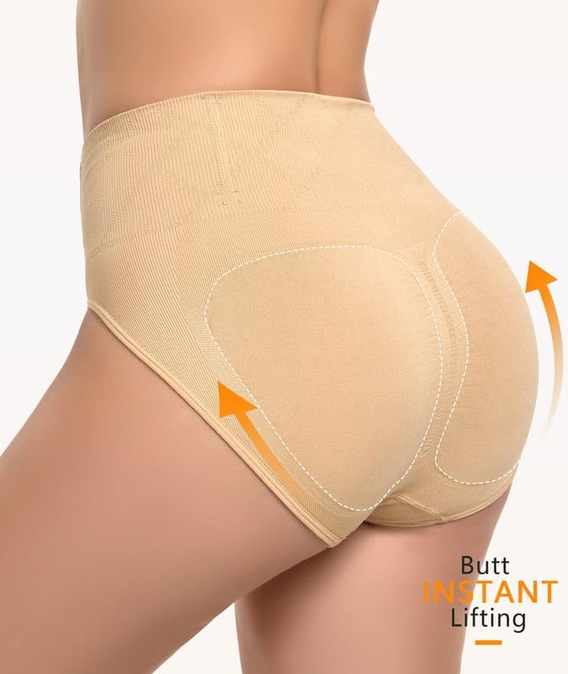 Shapewear Tummy Control Underwear Panties,Mid Waist Trainer Girdle Body Shaper Briefs Butt Lifting Shapewear for Women