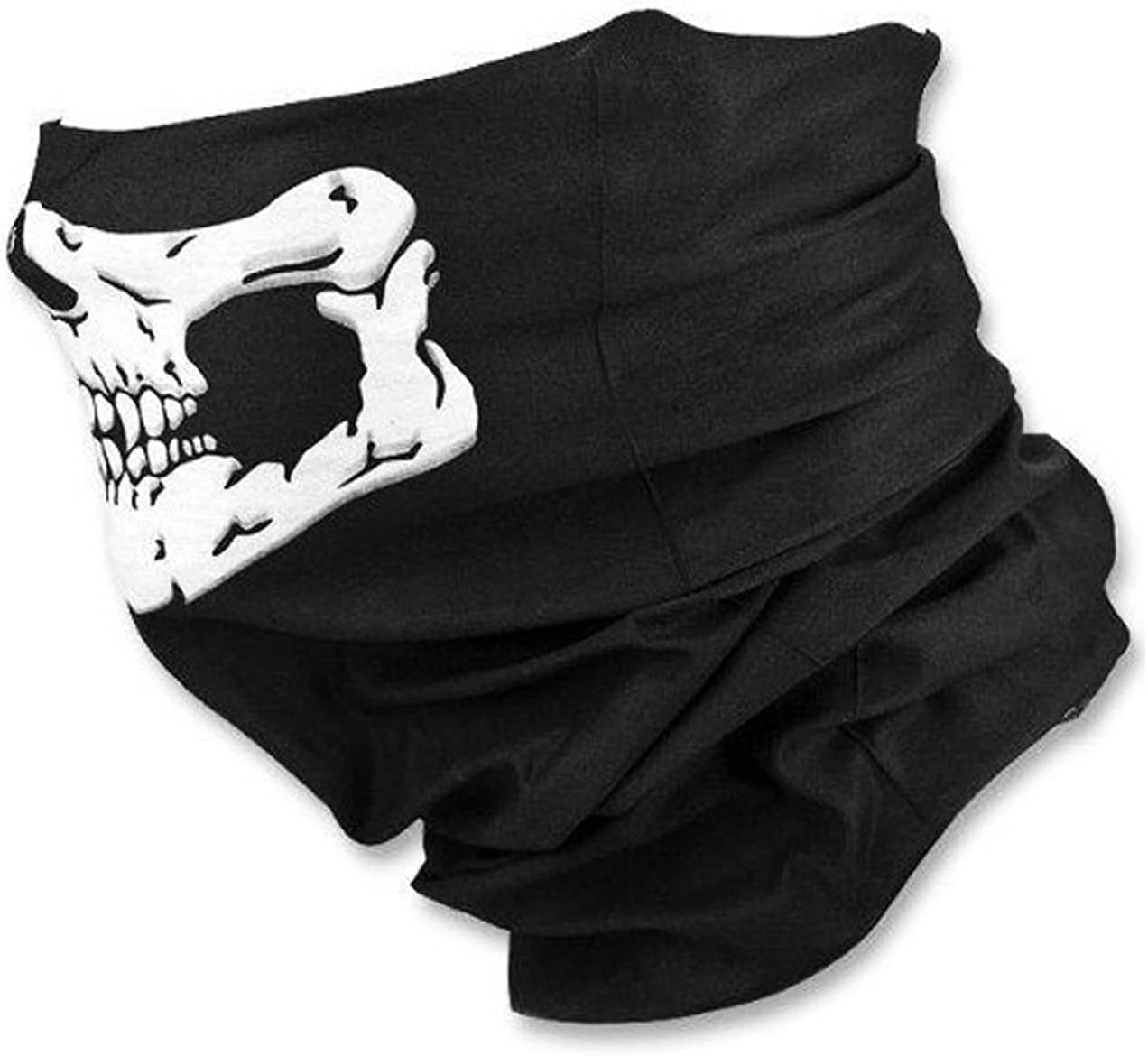 Halloween Skull Skeleton Mask Day of the Dead Skull Bandana Mask for Cosplay Masquerade Costume Party