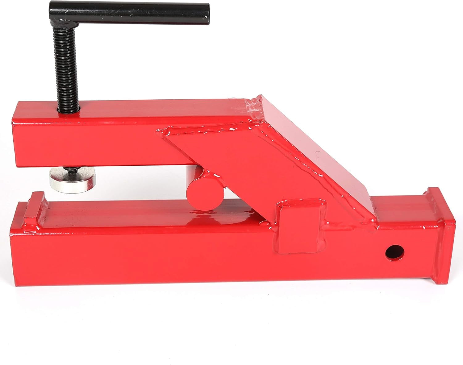 Clamp on Trailer Hitch 2" Ball Mount Receiver Adapter Bucket Trailer Hitch Competible with Deere Bobcat Tractor Bucket Forklift TRUCK DRIVER