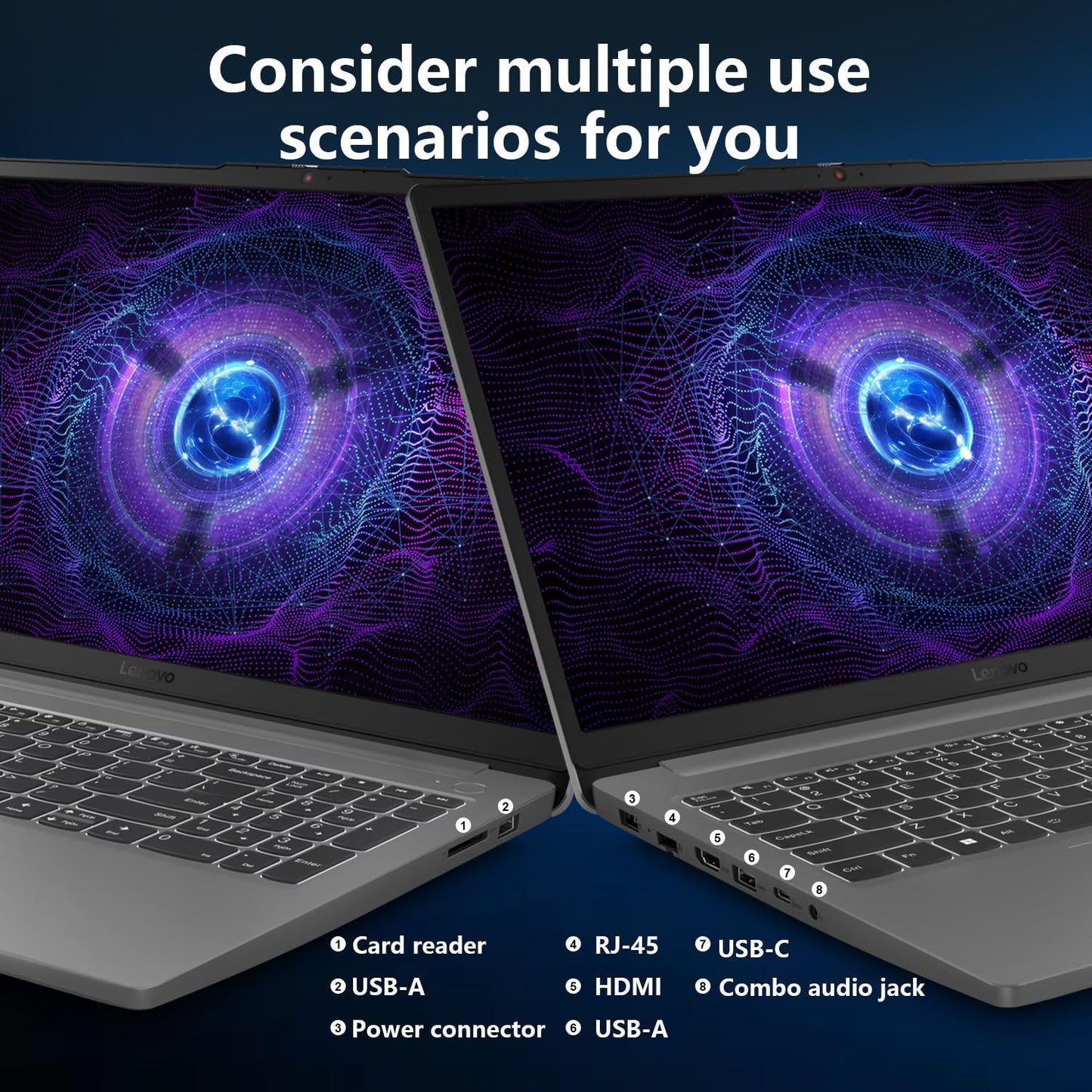 LOQ Ai-Powered Gaming Laptop, 15.6 FHD 144Hz, Intel I5-12450Hx, NVIDIA Geforce RTX 2050, 32GB DDR5 RAM, 1TB SSD, Touchpad, Bundle with PCO Notebook Folding Radiator, Laptop Cooler