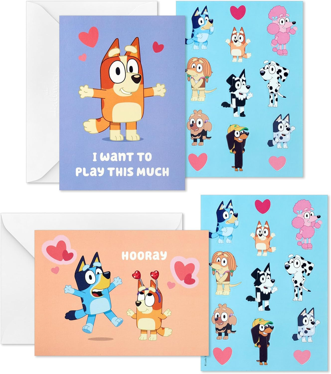 Paw Patrol Valentines Day Cards and Stickers for Kids School (24 Classroom Valentines with Envelopes)