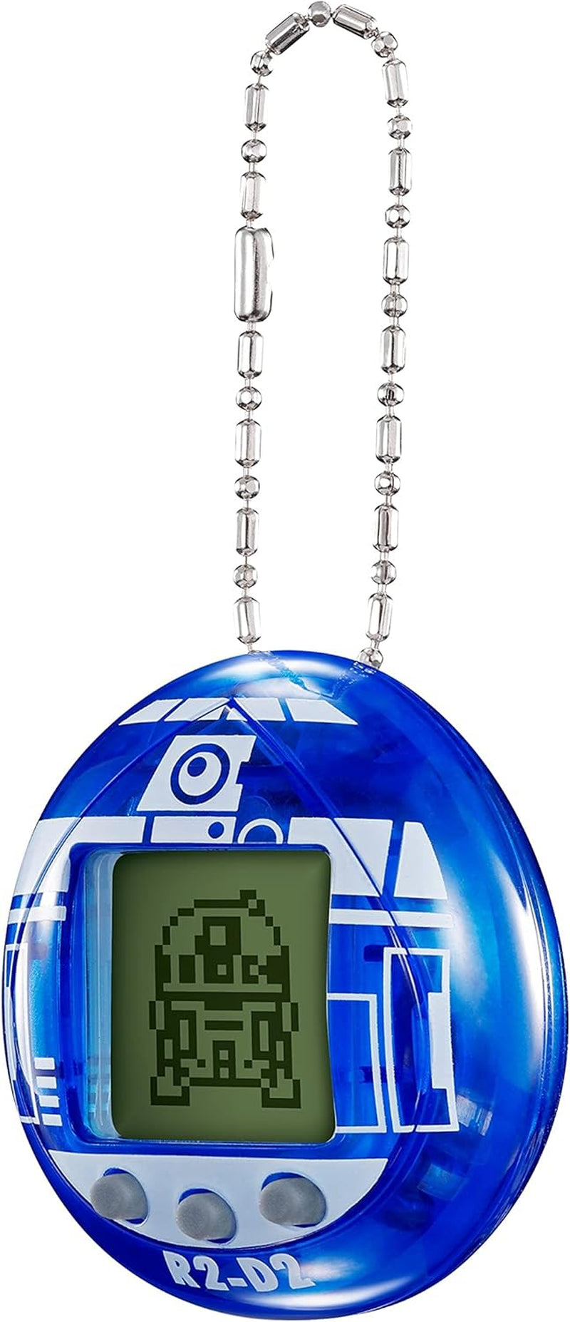 TAMAGOTCHI 88822 Star Wars R2D2 Virtual Pet Droid with Mini-Games, Animated Clips, Extra Modes and Key Chain, Multicolour BanUK