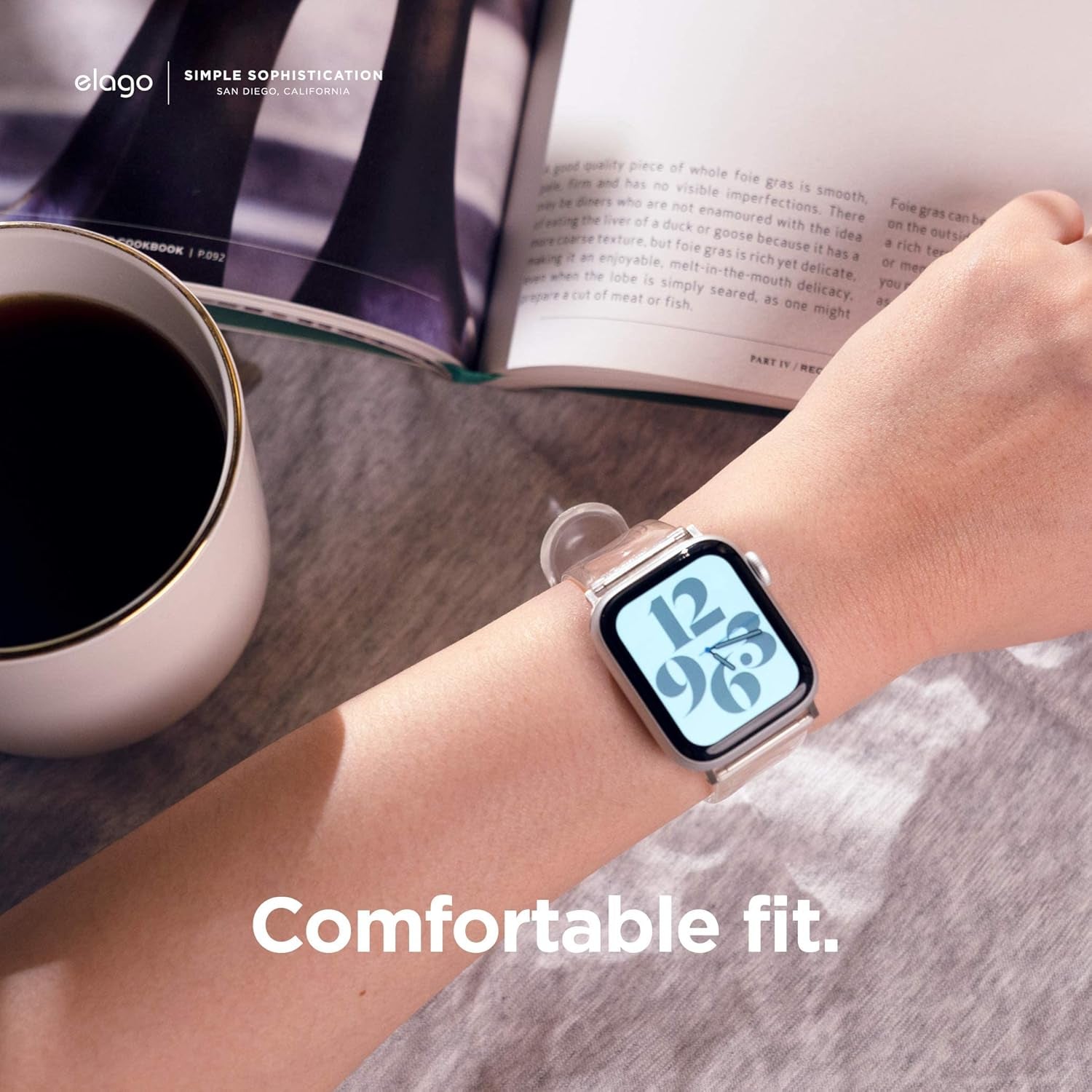 Clear Band Compatible with Apple Watch Band Ultra2/Ultra/Se/10/9/8/7/6/5/4/3/2/1 Compatible with Iwatch 38Mm 40Mm 42Mm 44Mm 45Mm 46Mm 49Mm – Transparent Protective Band, Watch Strap Connector Included