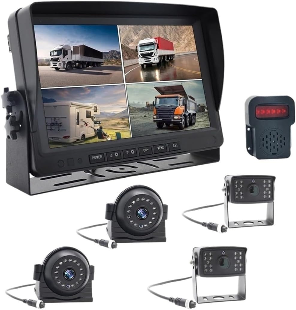 729 AI Intelligent 4-CH AHD MDVR System with Rear View Camera DVR Driver Monitoring and BSD for Truck Bus SUV IP67 Camera TRUCK DRIVER