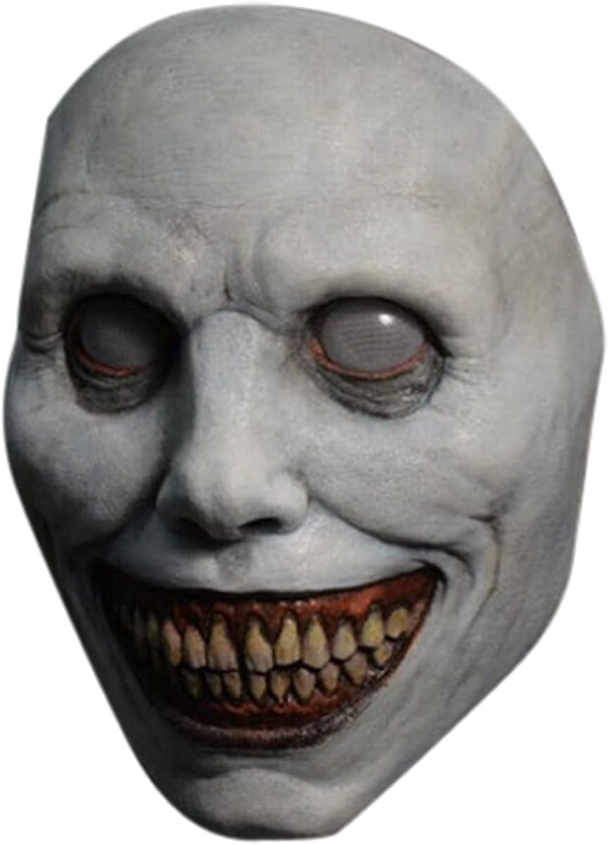Halloween Mask Creepy Smiling Demons Halloween Costume Party Cosplay Props Scary Evil Mask Halloween Decorations