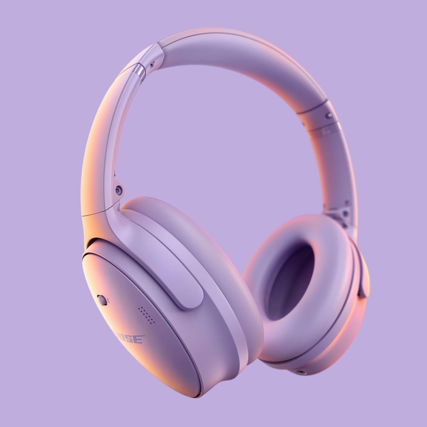 Quietcomfort Wireless Noise Cancelling Headphones, Bluetooth over Ear Headphones with up to 24 Hours of Battery Life, Chilled Lilac - Limited Edition Color