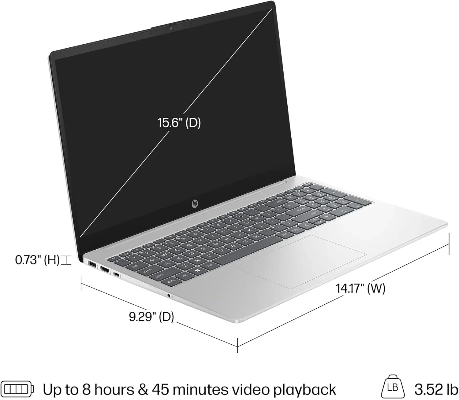 Ai-Powered Laptop | 15" HD Touchscreen Computer | 16GB RAM | 1TB SSD & 128GB Portable SSD | Intel 10-Core I5 CPU | Webcam | USB-C | Wi-Fi | Bluetooth | Copilot Ready | Windows 11 | LE Bundle