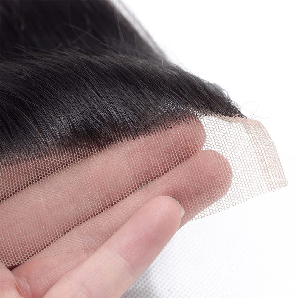 Body Wave Human Hair Bundles with Closure 100% Unprocessed Brazilian Virgin Human Hair 3 Bundles Body Wave with 4X4 Free Part Lace Closure Natural Black Hair Extension