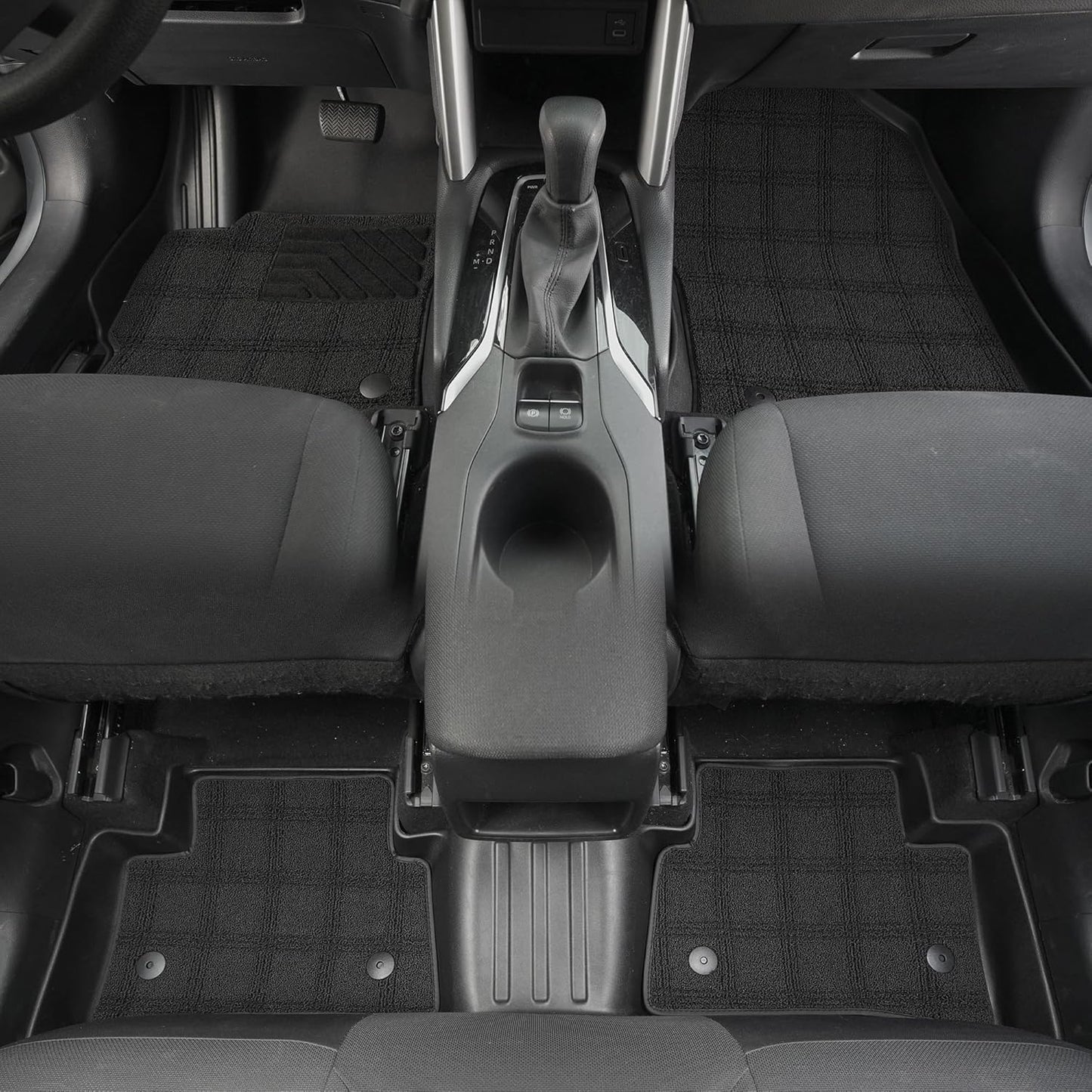 2025 Q7 Floor Mats: All Weather Floor Mats Custom Fit for 2017-2025 Audi Q7/Q8 1St and 2Nd Row All Weather TPE Floor Liner