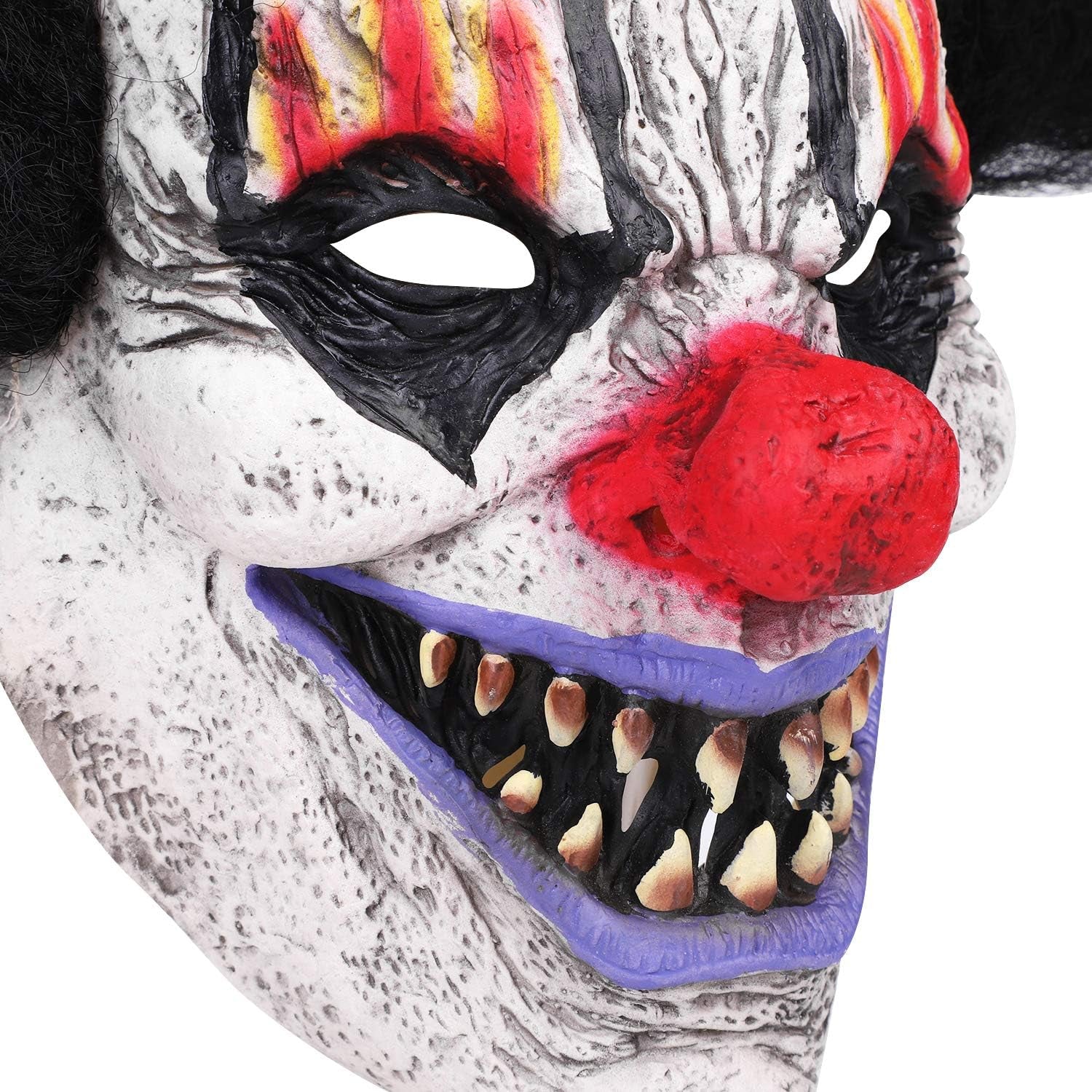Horror Clown Mask Scary Evil Clown Mask Halloween Costume Creepy Devil Zombie Ghost Grimace Mask Cosplay Party