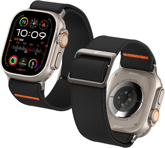 Lite Fit Ultra Band Designed for Apple Watch Band for Apple Watch Ultra2/Apple Watch Ultra 49Mm, Series 9/8/SE2/7/6/SE/5/4/3/2/1 45Mm/44Mm/42Mm Nylon Solo Loop