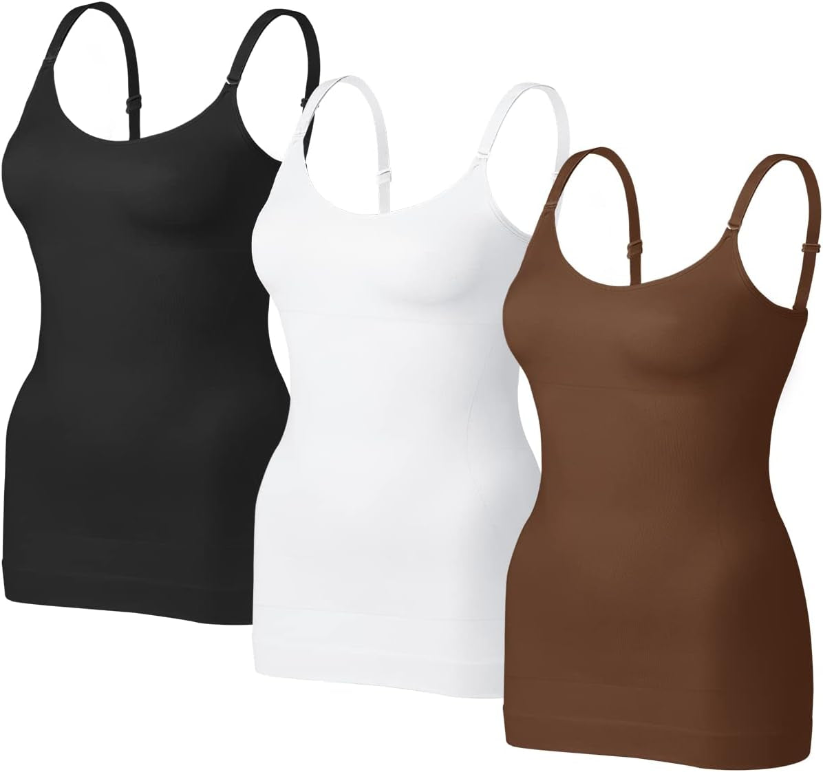 Womens Shapewear for Women Tummy Control Tank Top Body Shaper Seamless Compression Camisole Tops