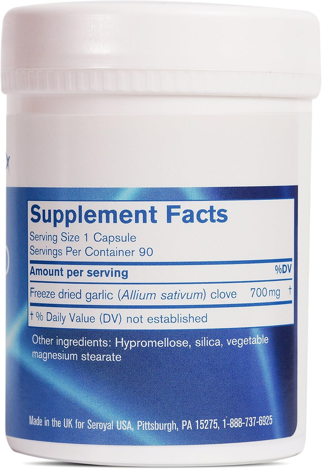 Garlic Freeze Dried | Supports Upper Respiratory Tract and Cardiovascular Health | 90 Capsules TLBH