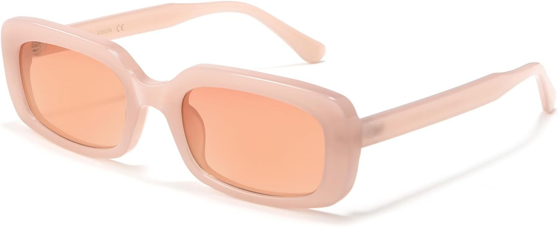 Rectangle Sunglasses Men Tinted Polarized Big Square Retro 90S Vintage Y2K Glasses for Women UV Protection