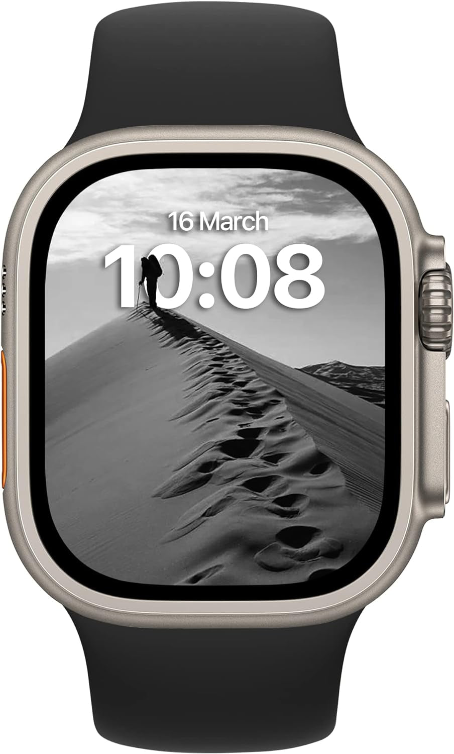 SB Sport Band Compatible with Apple Watch Bands Women Ultra Se 49Mm 45Mm 44Mm 42Mm 41Mm 40Mm 38Mm Men Series 9 8 7 6 5 4 3 2 1 Iwatch Strap Silicone Black