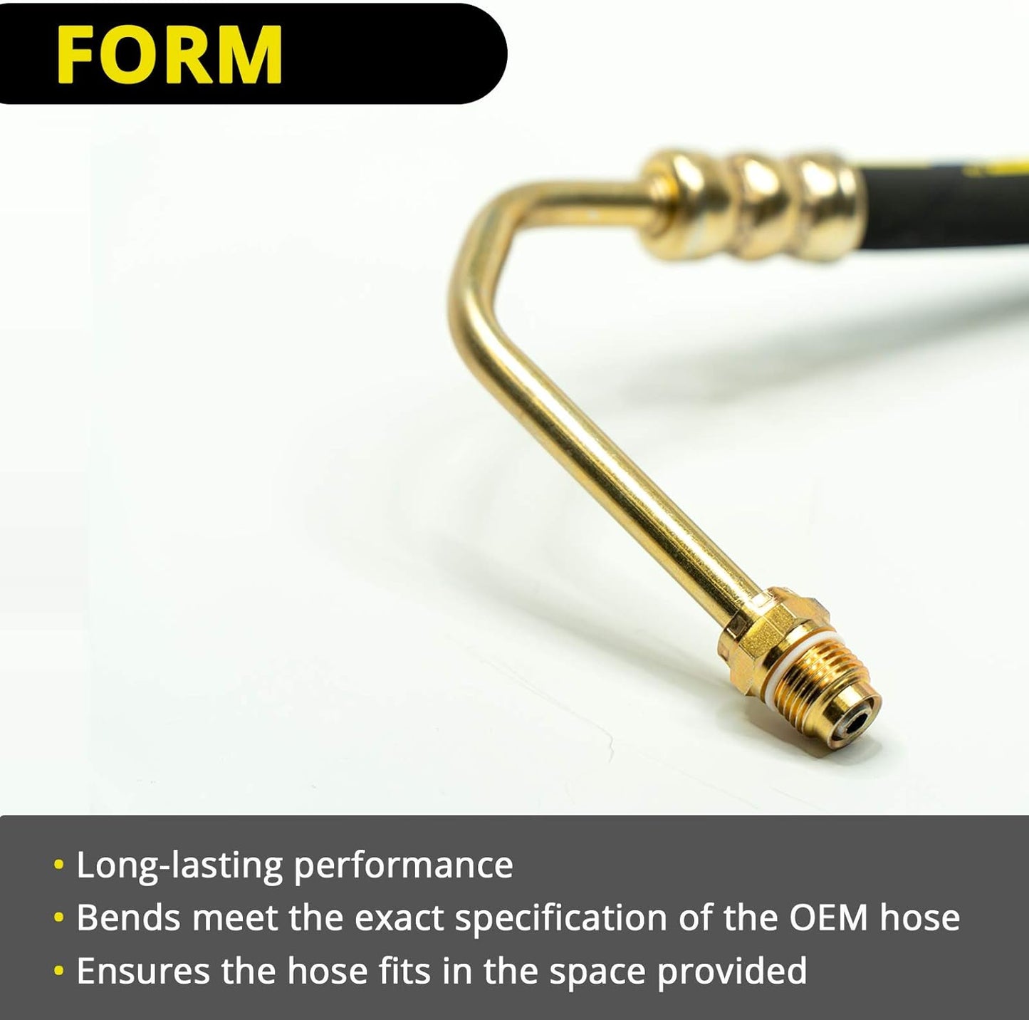 Elite 80235E Power Steering Pressure Hose - Car Accessories and Equipment, for 2002-97 Ford; Expedition, F Series, Lincoln Navigator Vehicles