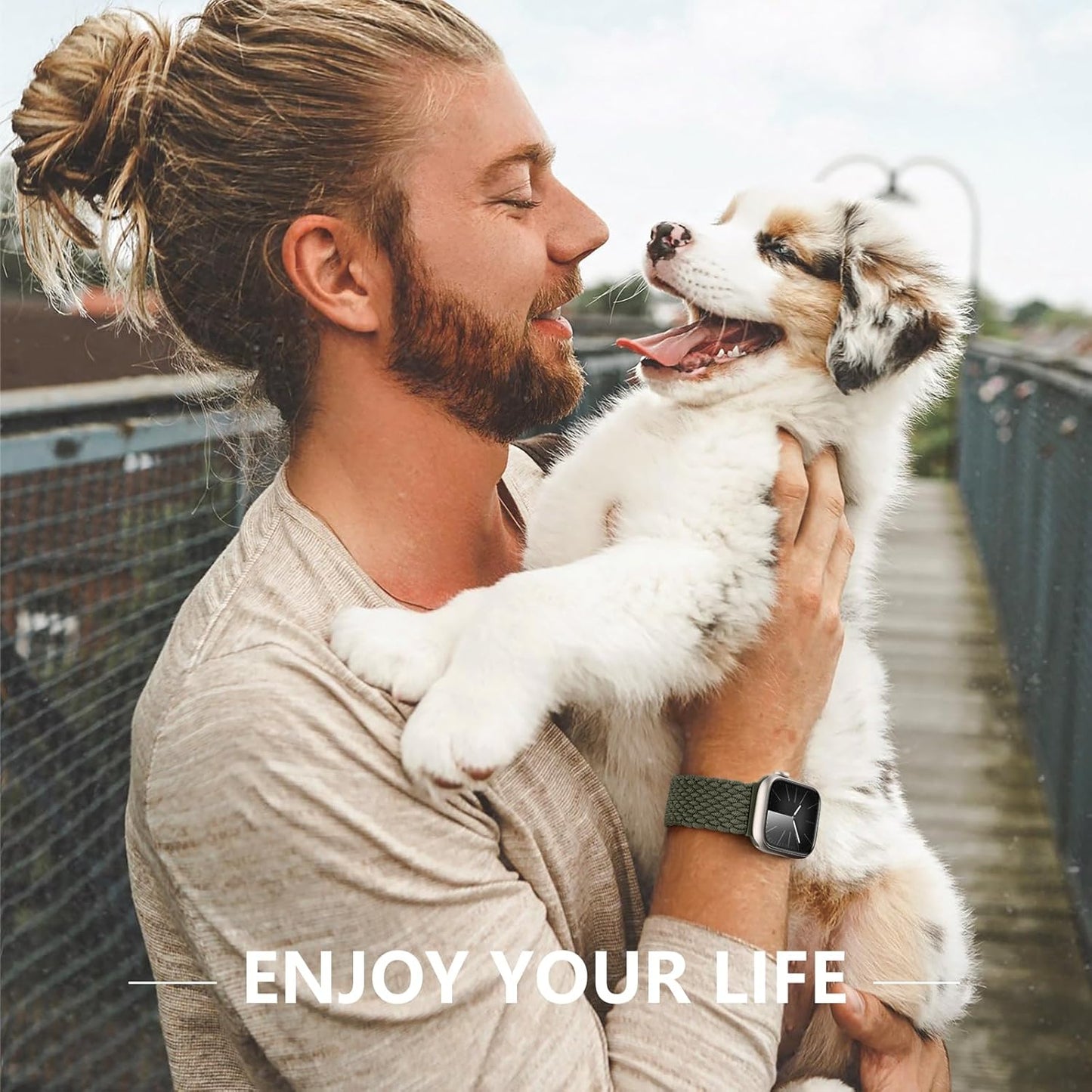 Stretchy Nylon Solo Loop Compatible with Apple Watch Band 44Mm 42Mm 45Mm 46Mm 49Mm Men Women, Braided Sport Wristband Strap for Iwatch Series 10 9 8 7 6 5 4 3 2 1 SE Ultra/Ultra 2,Army Green