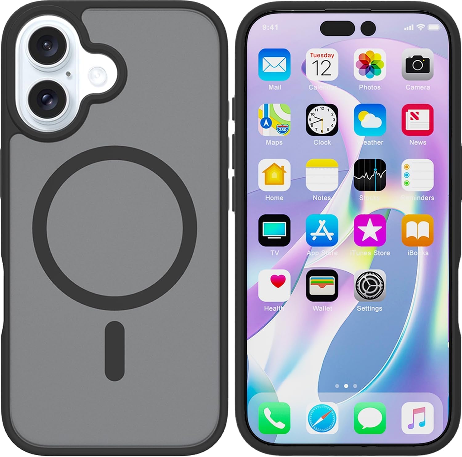 Phone Case Compatible with Iphone 16E 2025, Clear Case Shockproof Protective Bumper Slim Cover for 6.1 Inch