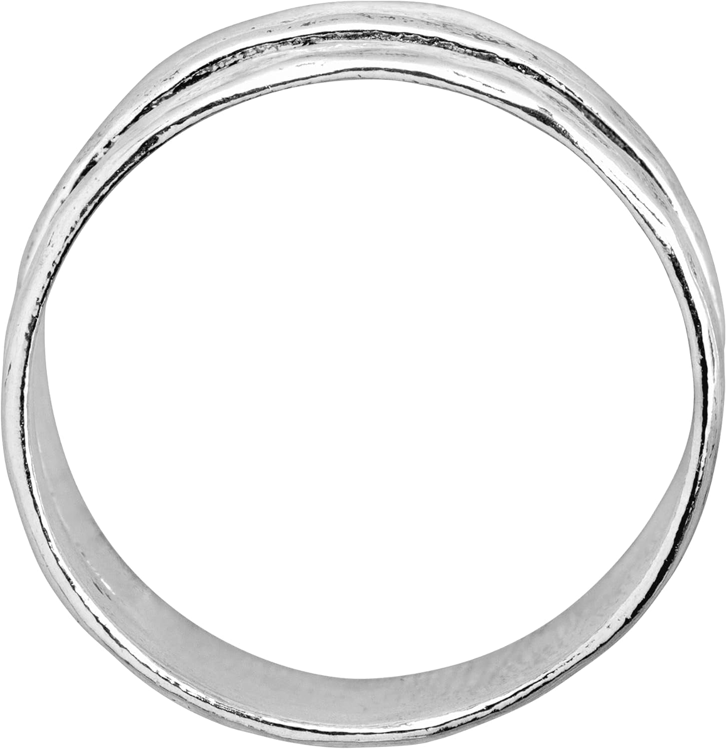 'Double Spaced' Two Bar Ring in Sterling Silver