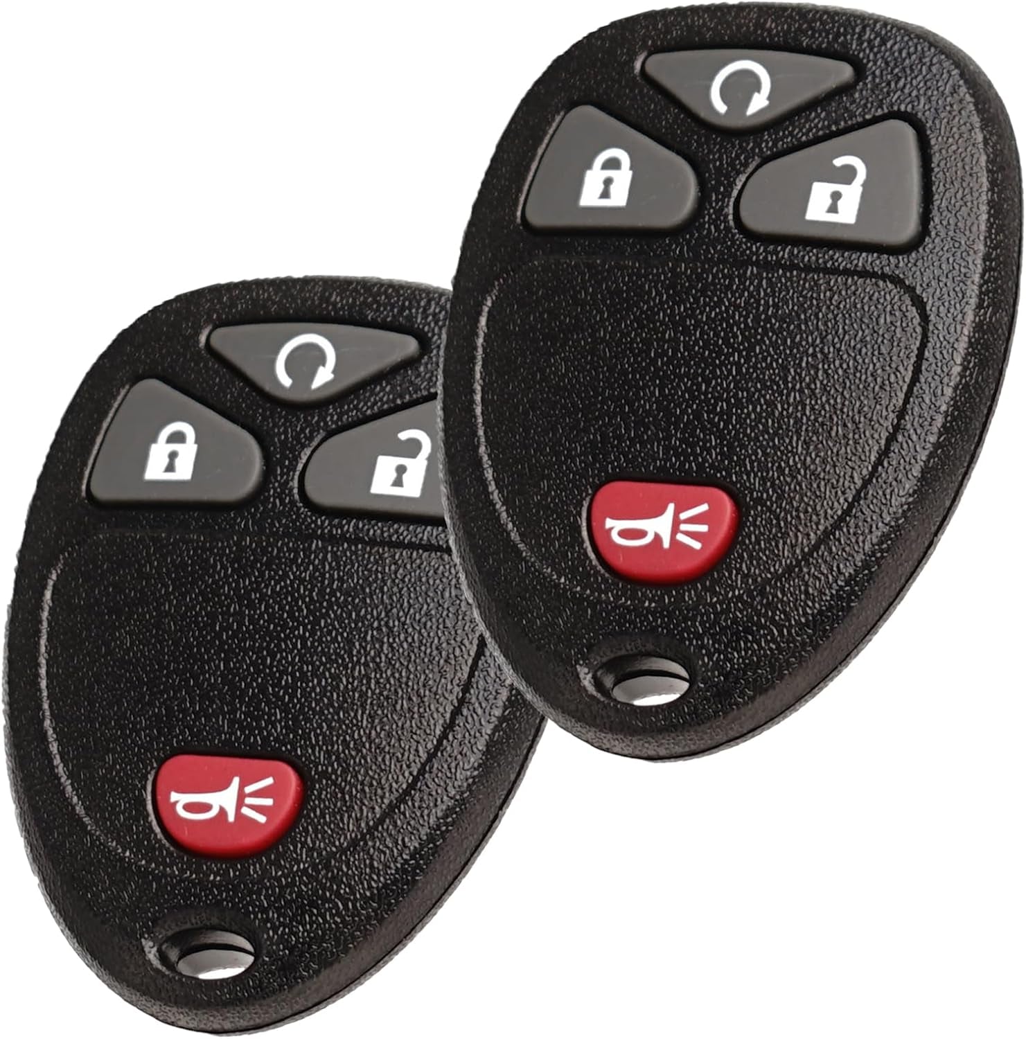 Keyless Entry Remote Start Control Key Fob Replacement Fits Chevy Silverado Avalanche Equinox Express Traverse GMC Yukon Sierra 1500 2500 3500 HD Acadia 2007 2008 2009 2010 2011 2012 2013 OUC60270