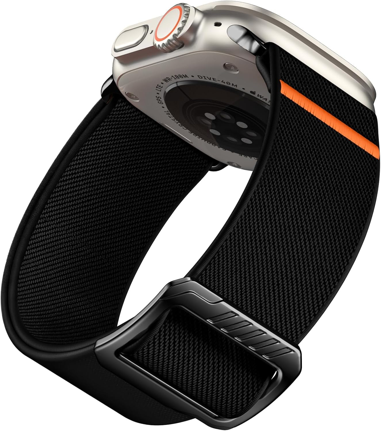 Elastic Sport Bands Compatible with Apple Watch Ultra 2 Band/Ultra Band 49Mm, Iwatch Series 10/9/8/7/6/5/4/3/2/1/SE 42Mm/44Mm/45Mm/46Mm/49Mm Stretchy Nylon Solo Loop Wide Replacement Strap Men Women