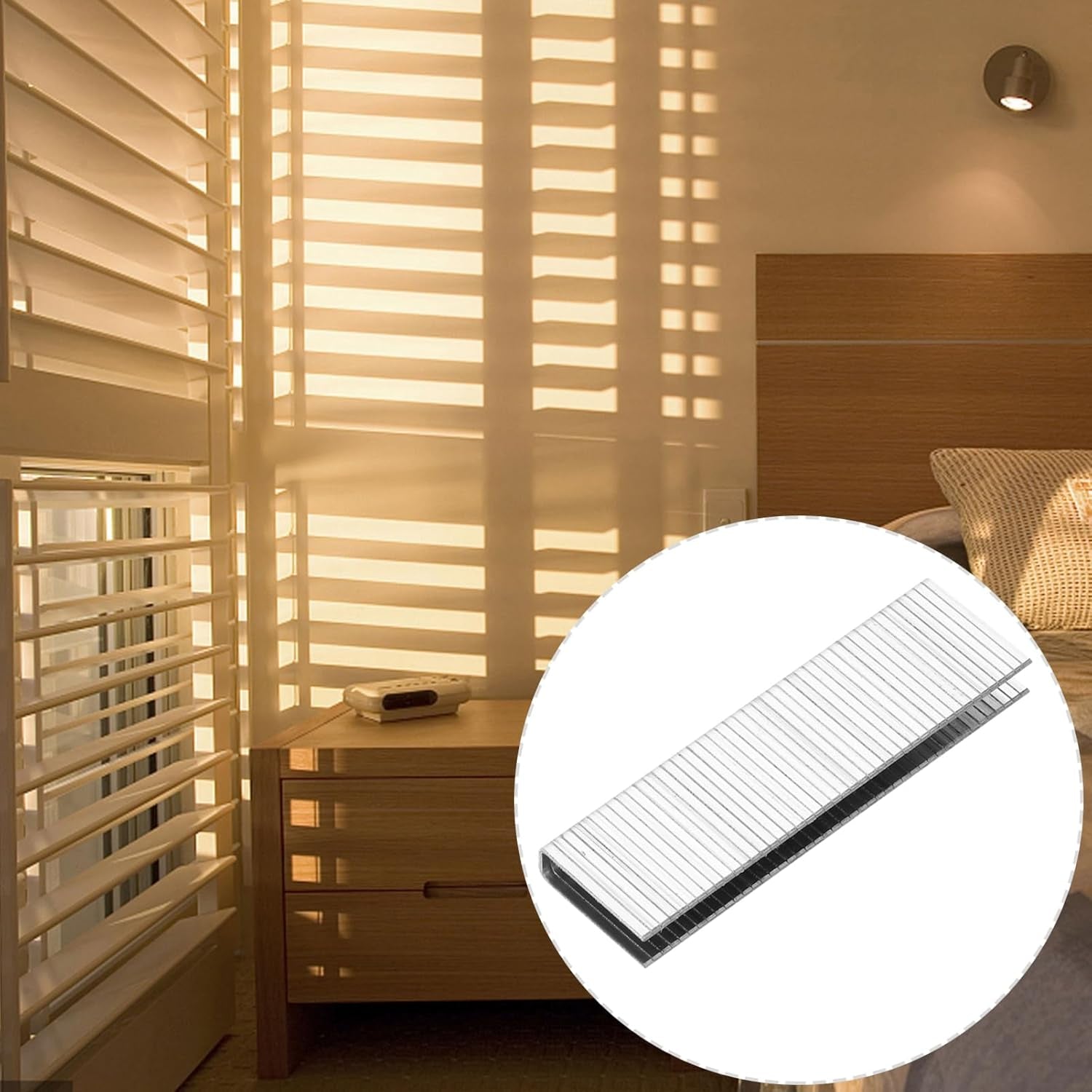 40Pcs Shutter Nails Shutter Staples Plantation Shutter Repair Kit Blinds for Windows Indoor Window Shutters Wood Shutters Exterior Plantation Shutters Tilt Rod Standard Staples
