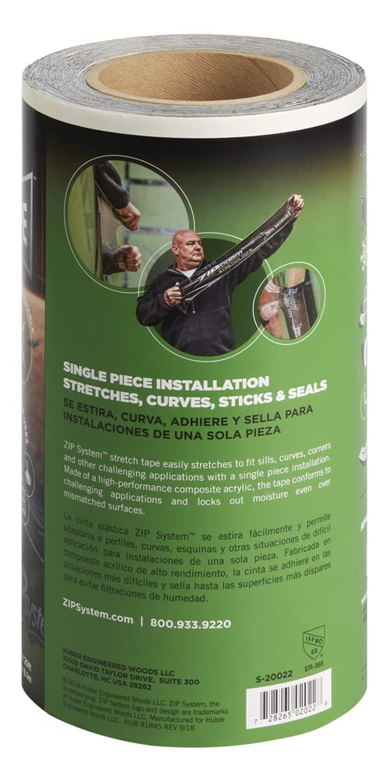 Huber Stretch Tape | Self-Adhesive Flexible Flashing for Doors-Windows (10" X 20')