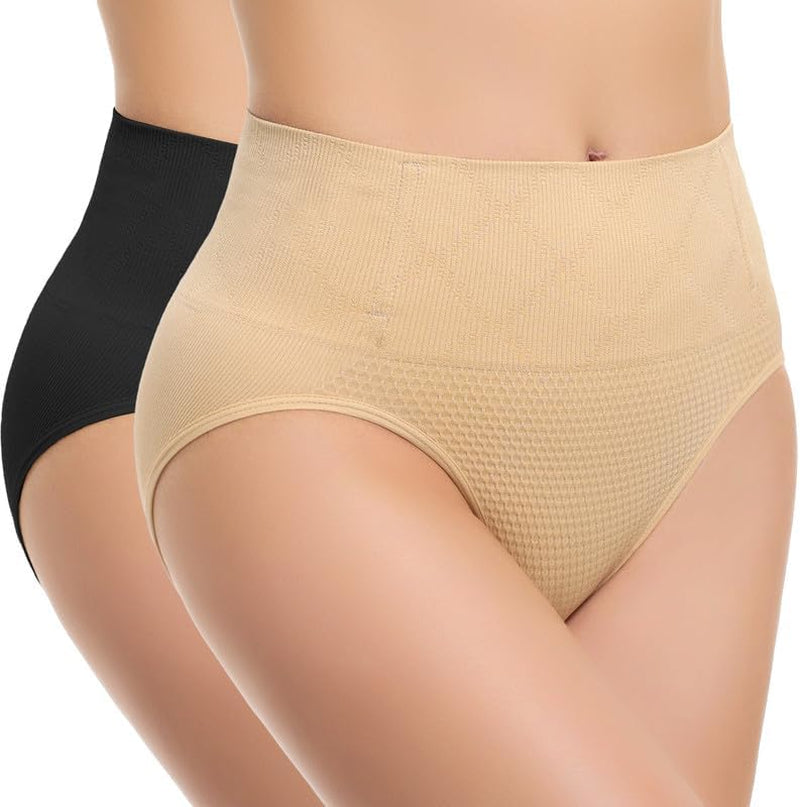 Shapewear Tummy Control Underwear Panties,Mid Waist Trainer Girdle Body Shaper Briefs Butt Lifting Shapewear for Women