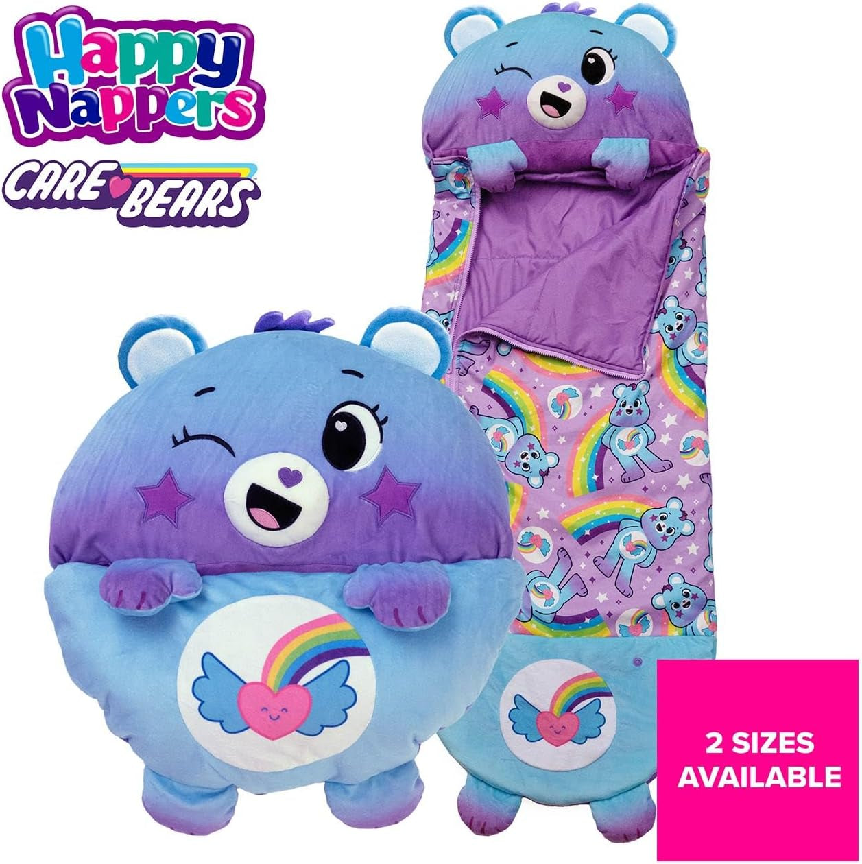 Care Bears - Dream Bright Bear (Medium) - Plush, Cuddly Sleeping Bags for Children - Soft & Huggable Material - a Wonderful Gift Idea for Girls & Boys UK