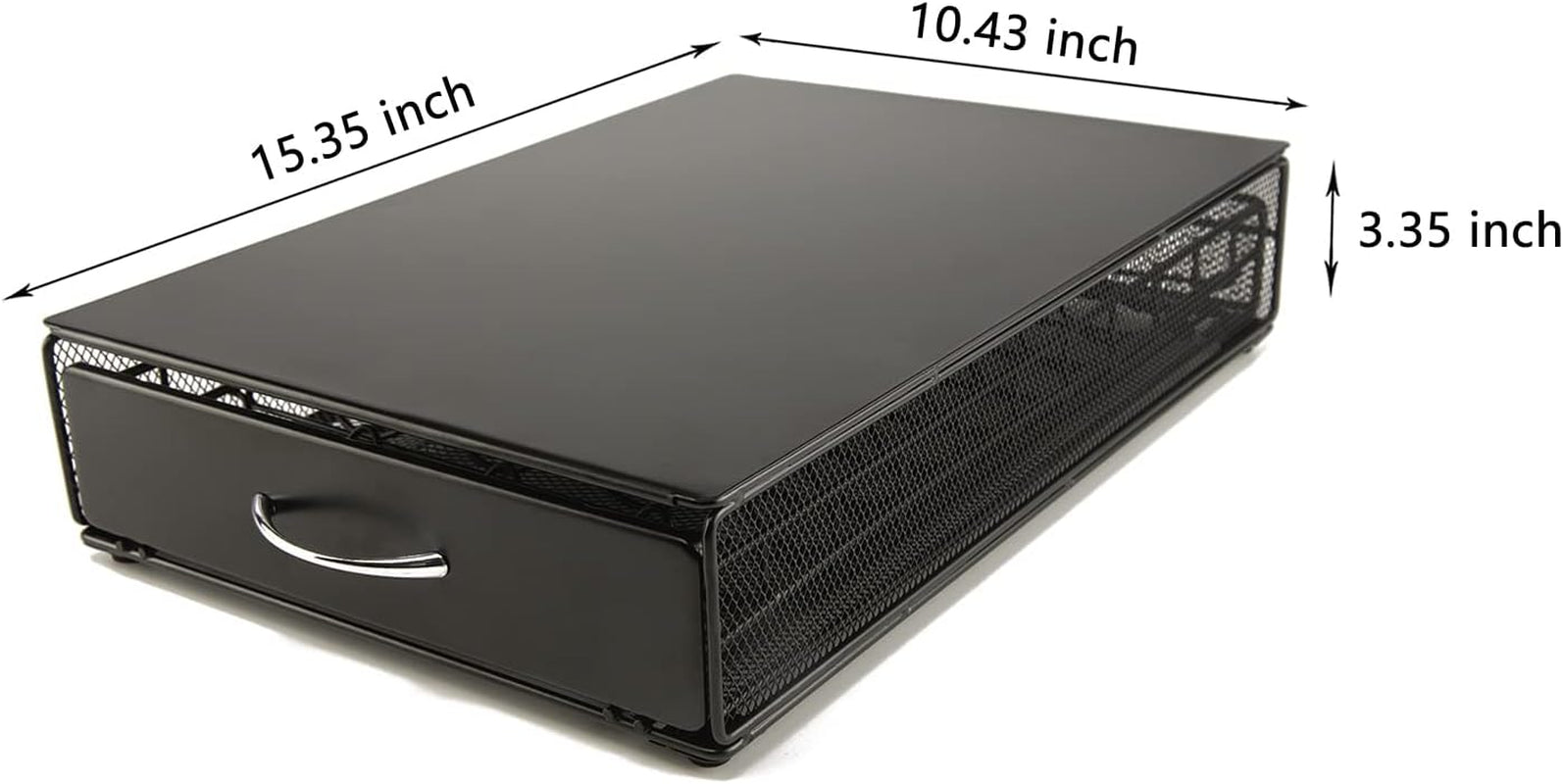 Nespresso Vertuoline Capsule Storage Drawer Vertuo Coffee Holder Metal Multiple Flavors Pods Organizer 40 Pcs Capacity