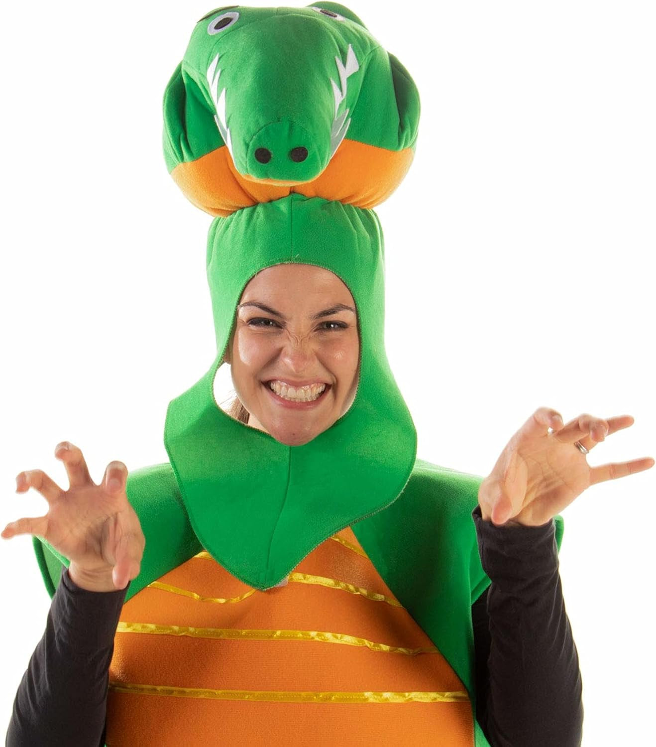 Crikey Crocodile Halloween Costume - Funny Adult One-Size Unisex Animal Suit