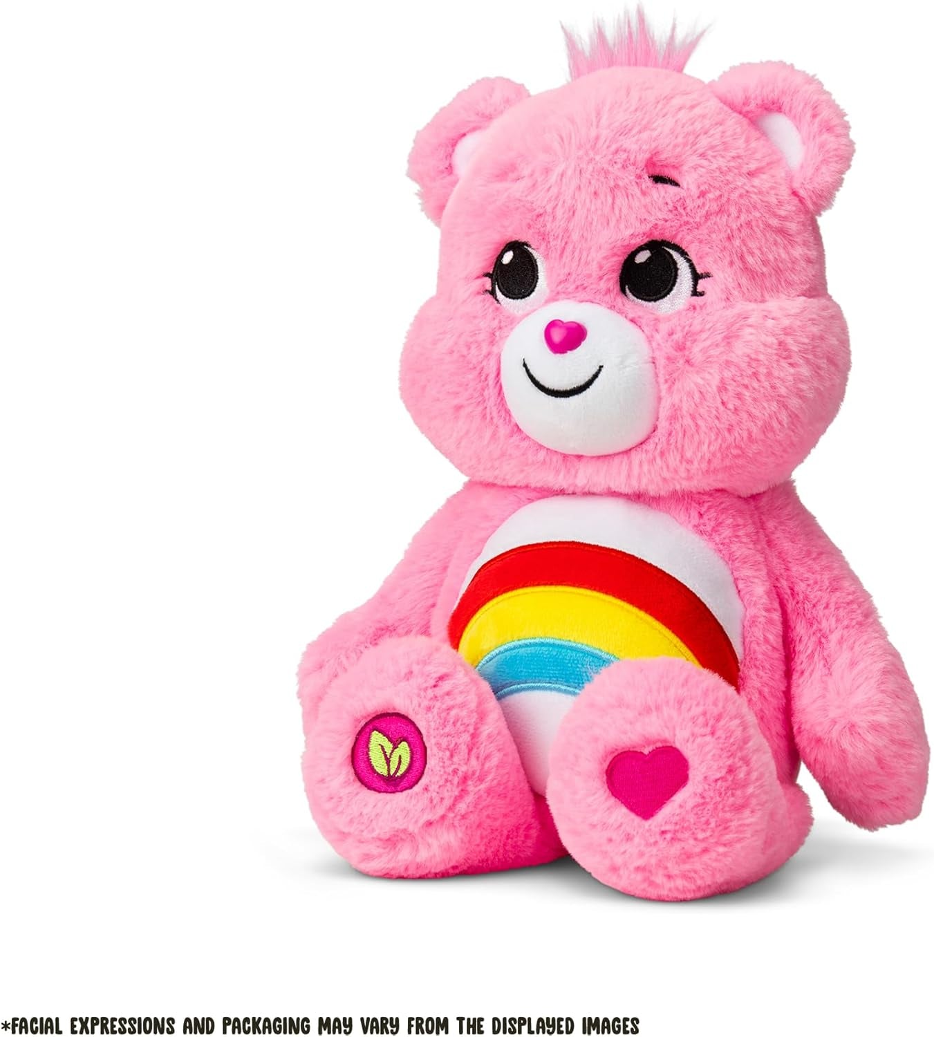 | Cheer Bear 35Cm Medium Plush | Collectable Cute Plush Toy, Cuddly Toys for Children, Soft Toys for Girls and Boys, Cute Teddies Suitable for Girls and Boys Ages 4+ | Basic Fun 22061 UK