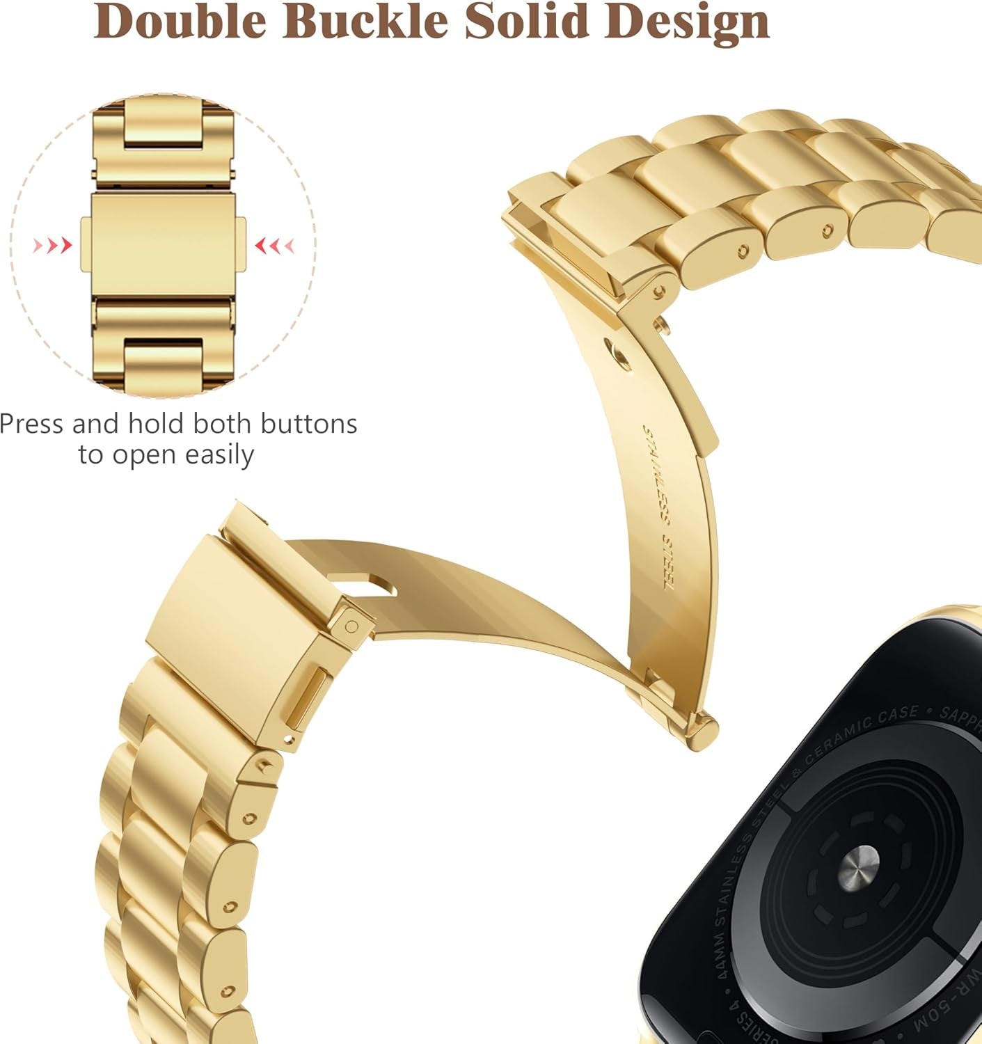 2 Pack Slim Stainless Steel Band & Milanese Mesh Strap Compatible with Apple Watch Band 38Mm 40Mm 41Mm 42Mm(S10), Thin Metal Replacement Bands for Iwatch Series SE 10 9 8 7 6 5 4 3 2 1
