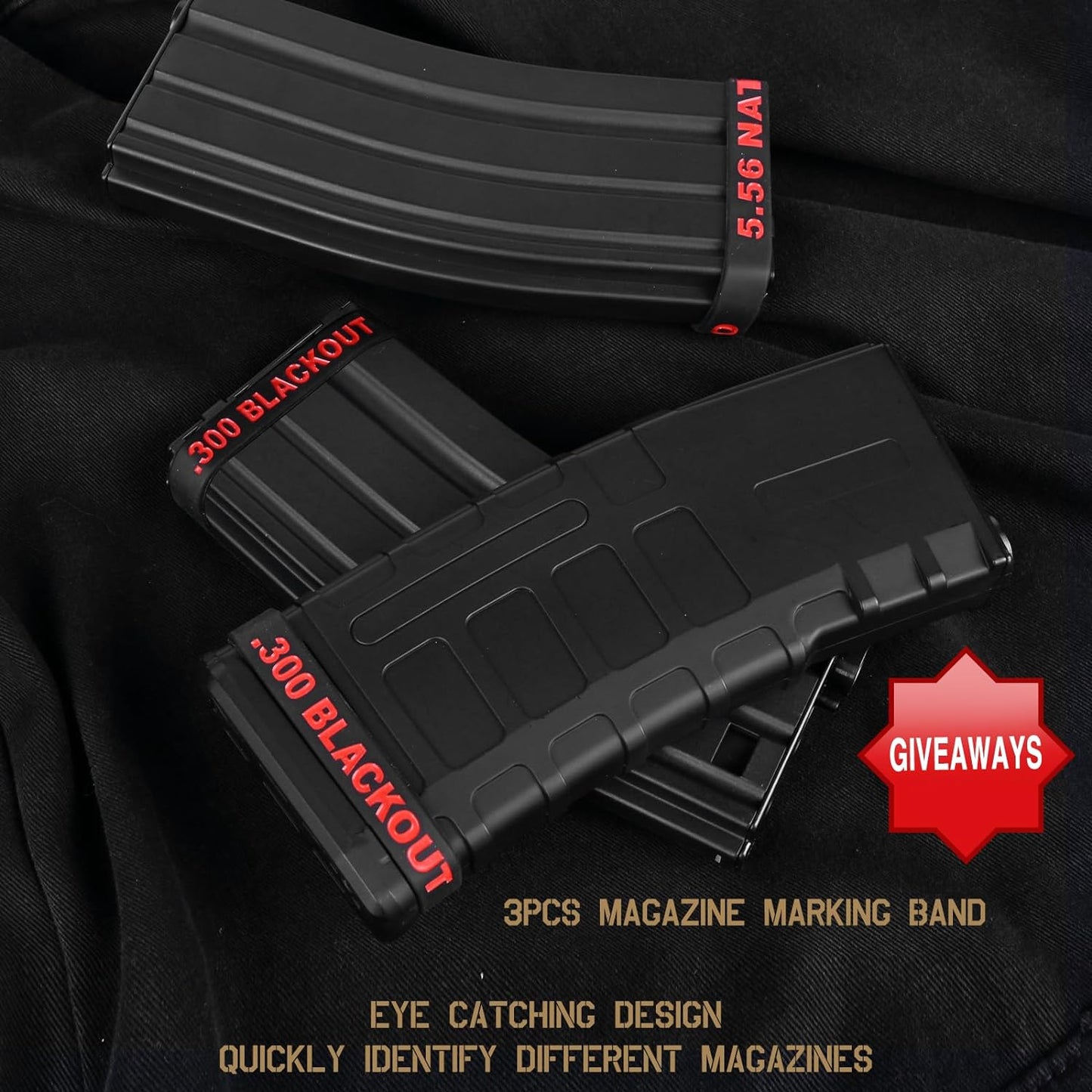 Mag Pouch, Open-Top Molle Double/Triple Magazine Holster for 5.56Mm/7.62Mm