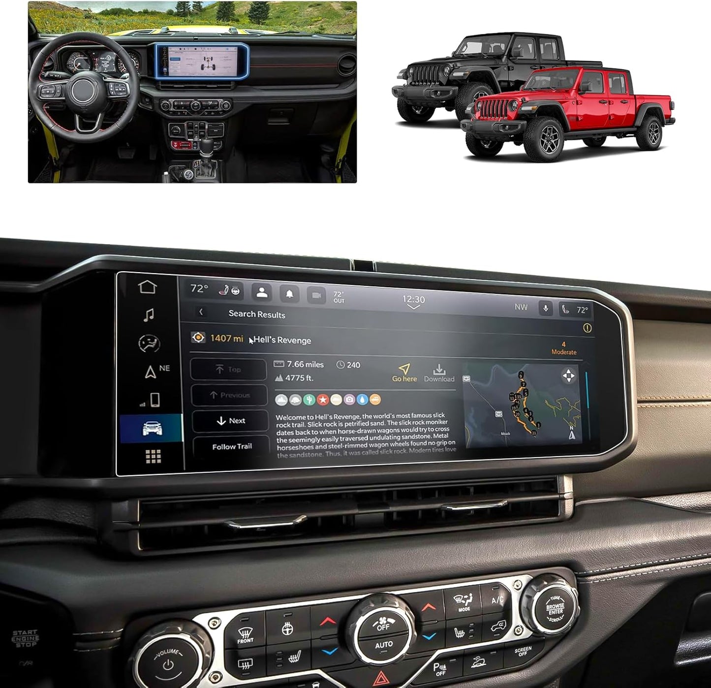 2024 F150 Lightning Screen Protector for 2022-2024 Ford F-150 Lightning Platinum/Lariat/Flash SYNC 4A 15.5In Electric Truck Accessories Tempered Glass Protective Film TRUCK DRIVER
