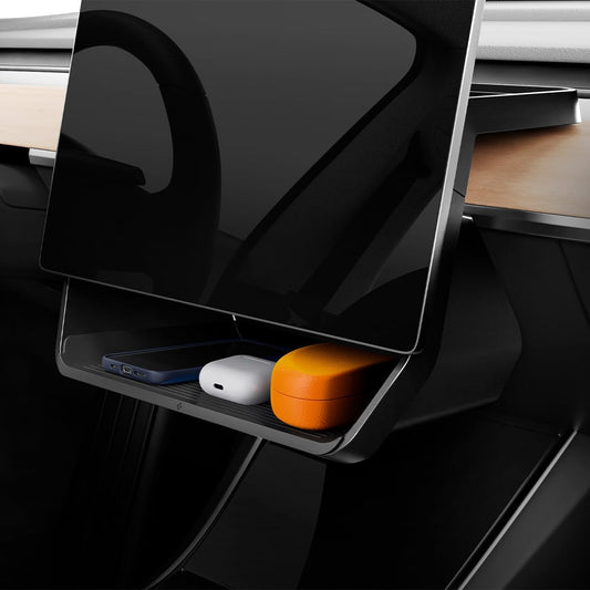 under Screen Storage Organizer Designed for Tesla Model 3 and Y [Not Compatible with Model 3 2024 and Model Y Austin Texas Made]