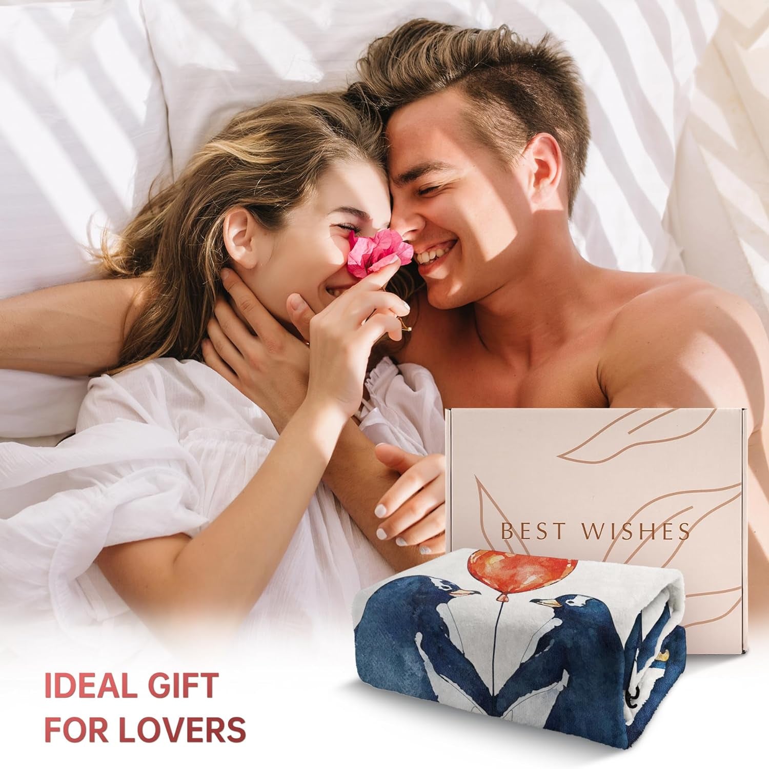 Valentines Day Gifts for Her or Him - Wedding Anniversary Blanket, Romantic I Love You Gifts, Christmas, Birthday Gifts for Boyfriend or Girlfriend, Wedding Gifts for Couple Wife Husband