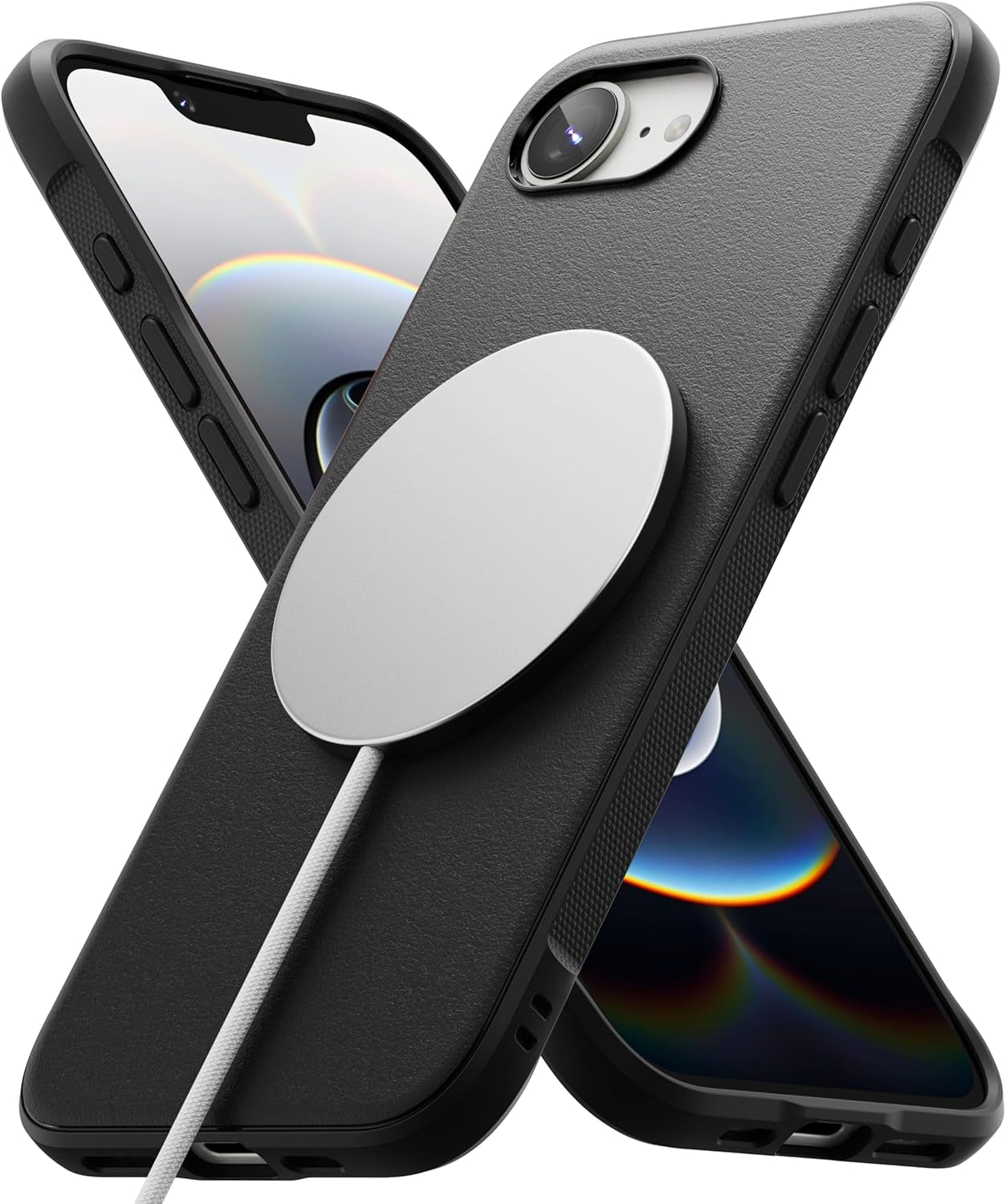 Onyx [Feels Good in the Hand] Compatible with Iphone 16E Case, Anti-Fingerprint Technology Prevents Oily Smudges Non-Slip Enhanced Grip Precise Cutouts for Camera - Black