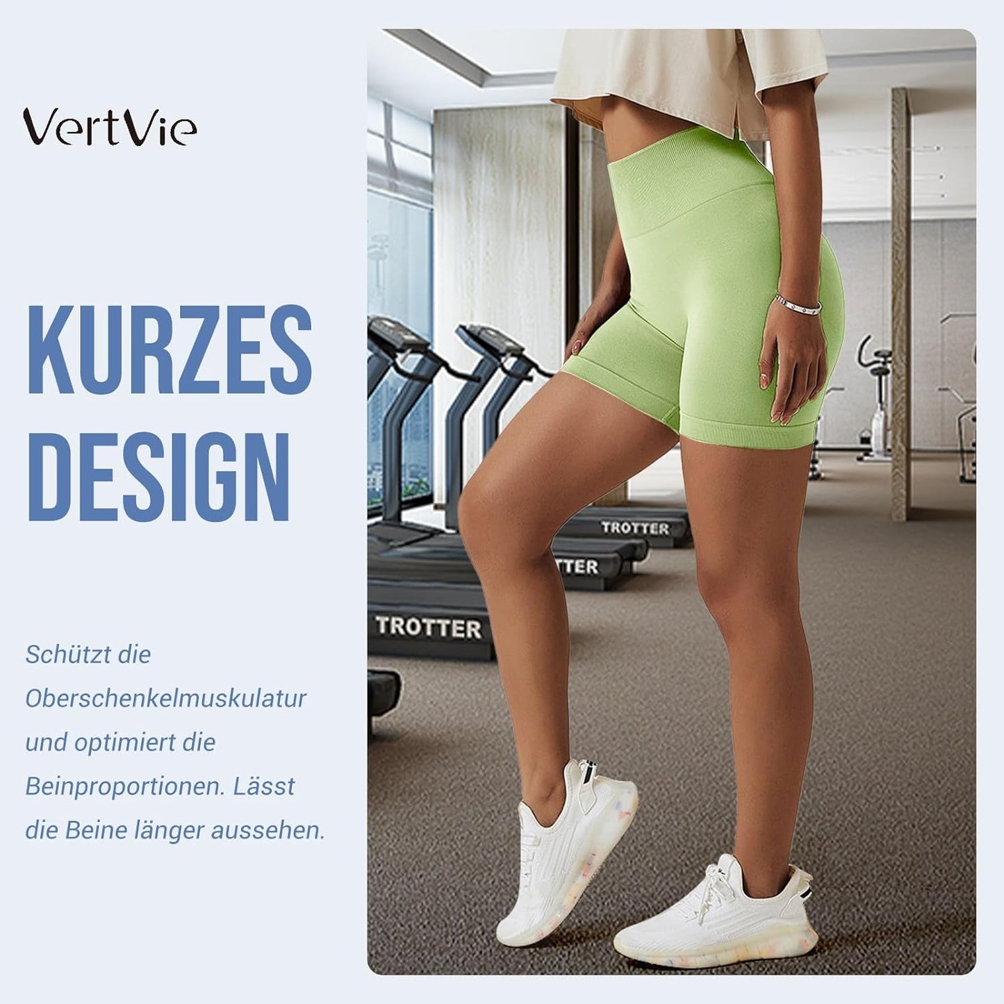 High Waisted Gym Shorts Women Booty Scrunch Shorts Seamless Stretch Tummy Control Workout Yoga Shorts Leggings