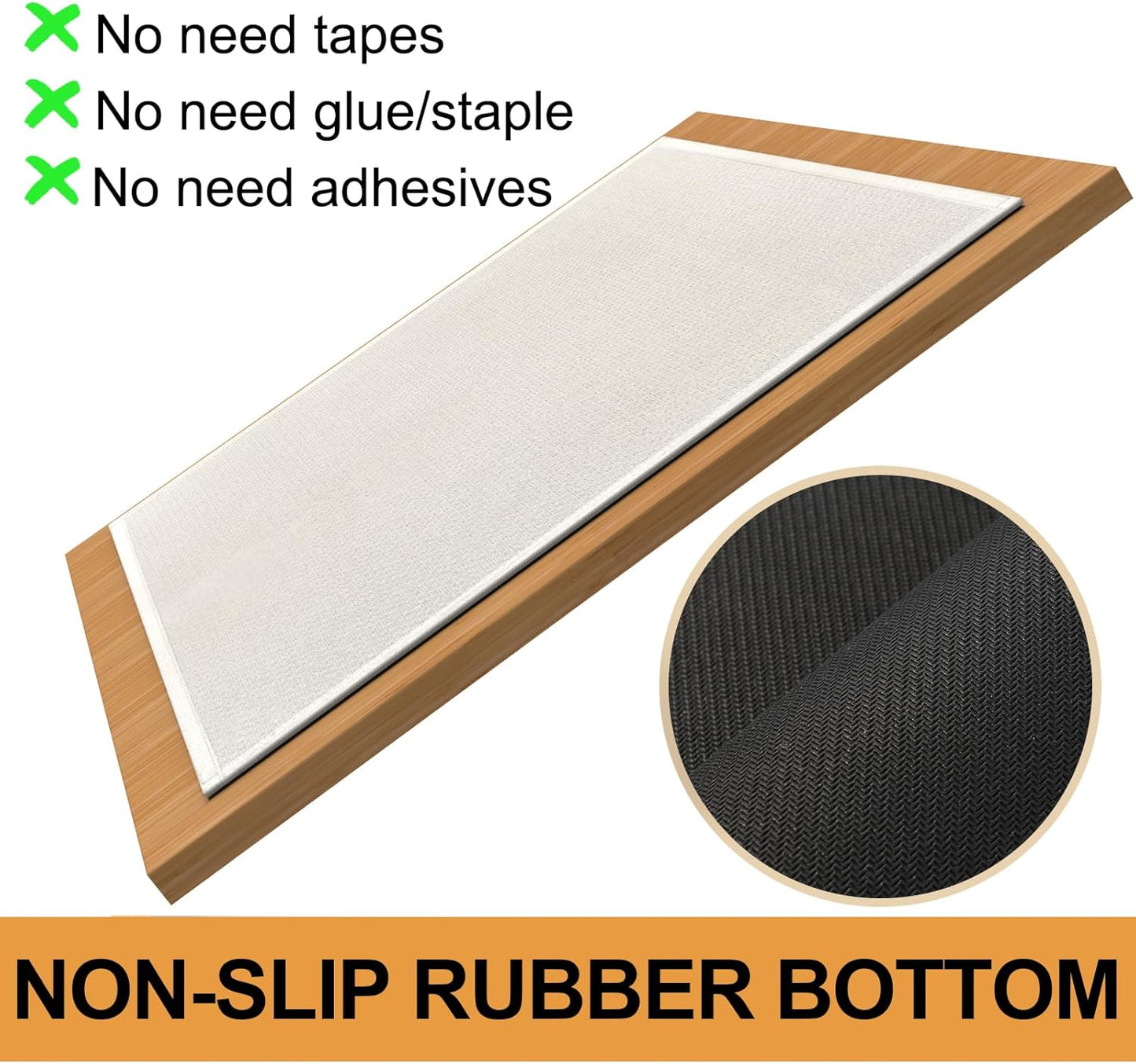 Stair Treads Carpet for Wooden Steps with Non Slip Rubber Backing, 100% Polyester Soft Stairs Resistant Indoor Skid Runner Safety Rugs for Kids Elders and Pets (1, Cream, 31" * 31")