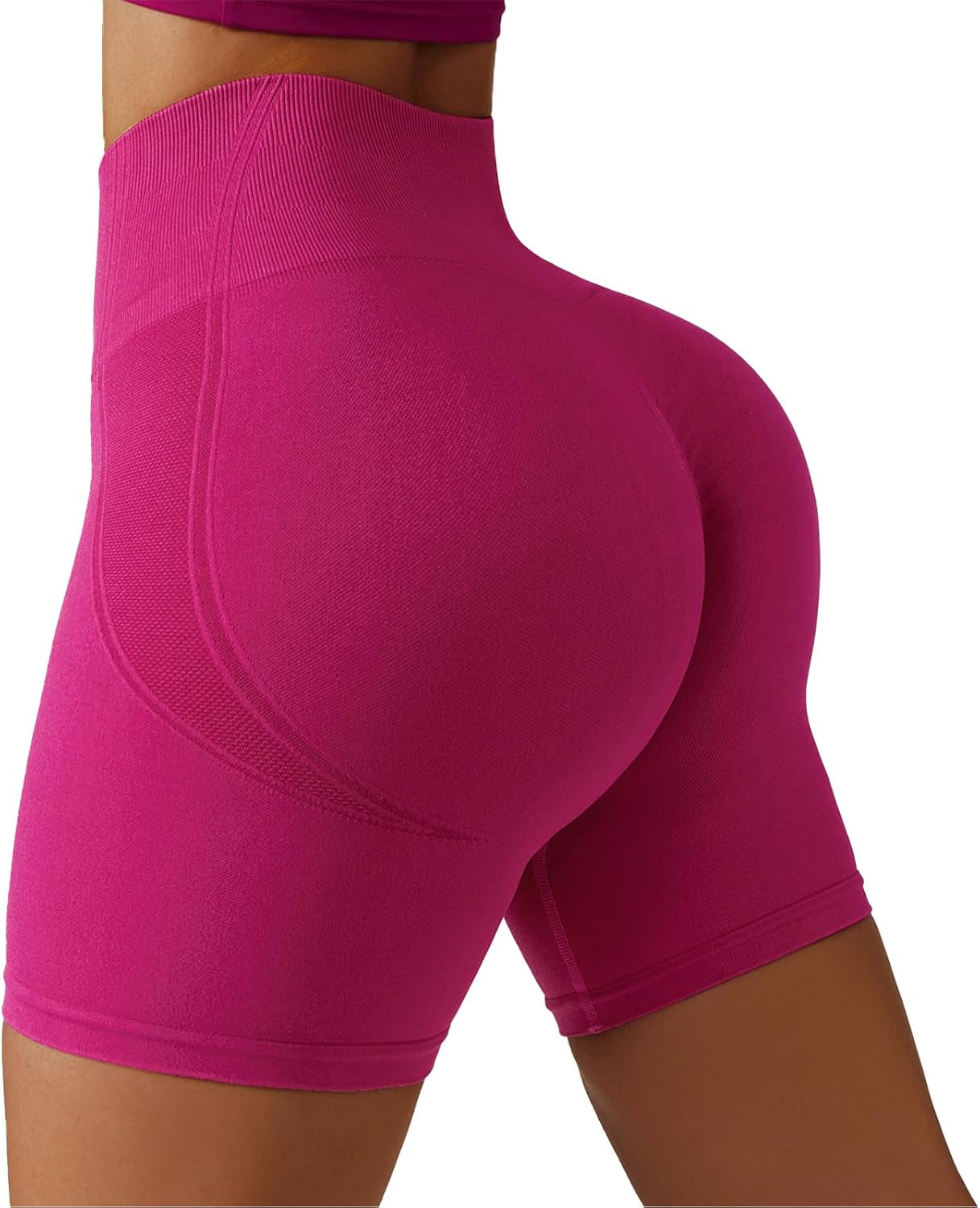 Women'S Workout Shorts Gym Biker Shorts Scrunch Butt Lifting, Buttery Soft Seamless Yoga Shorts