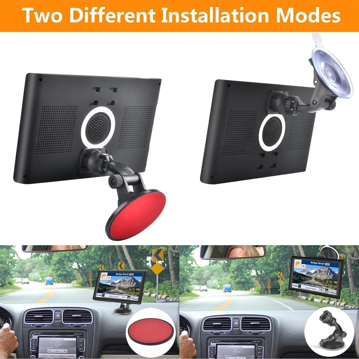 Car GPS Navigation Truck RV, GPS Navigator with 9 Inch, 2025 Maps (Free Lifetime Updates), Truck GPS Commercial Drivers, Semi Trucker GPS Navigation System, Custom Truck Routing TRUCK DRIVER