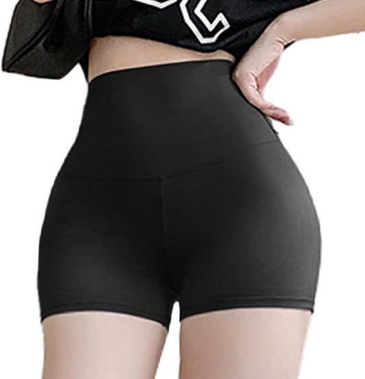 Womens Athletic Shorts High Waisted Running Shorts-3" Yoga Workout Tummy Control Naked Feeling Sports Shorts