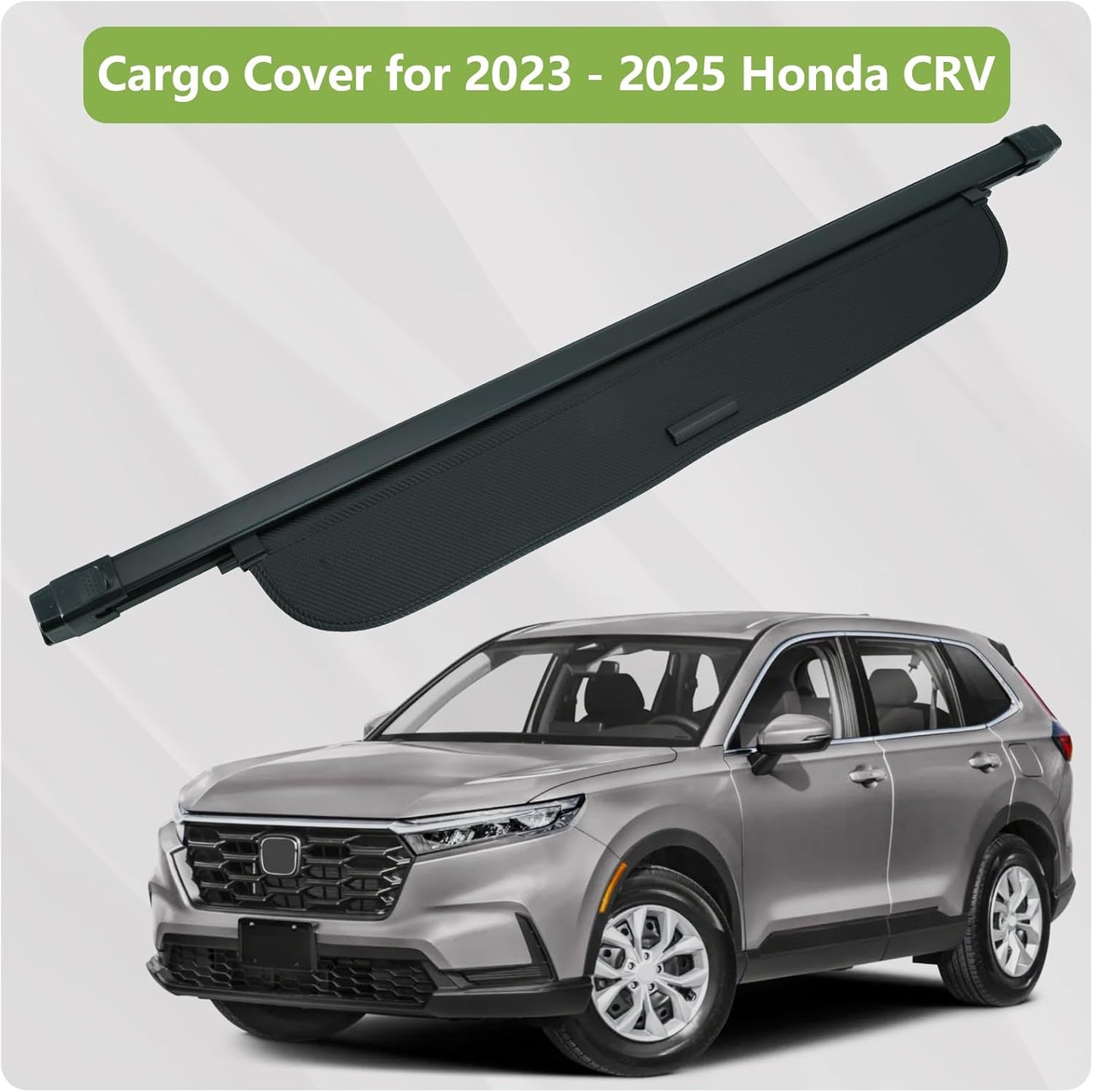 Trunk Cargo Cover for Honda CRV 2023-2025, with Carbon Fiber Texture Ends, anti - Peeping Retractable Security Shade for Privacy, CRV Accessories, 08Z07-3A0-110.