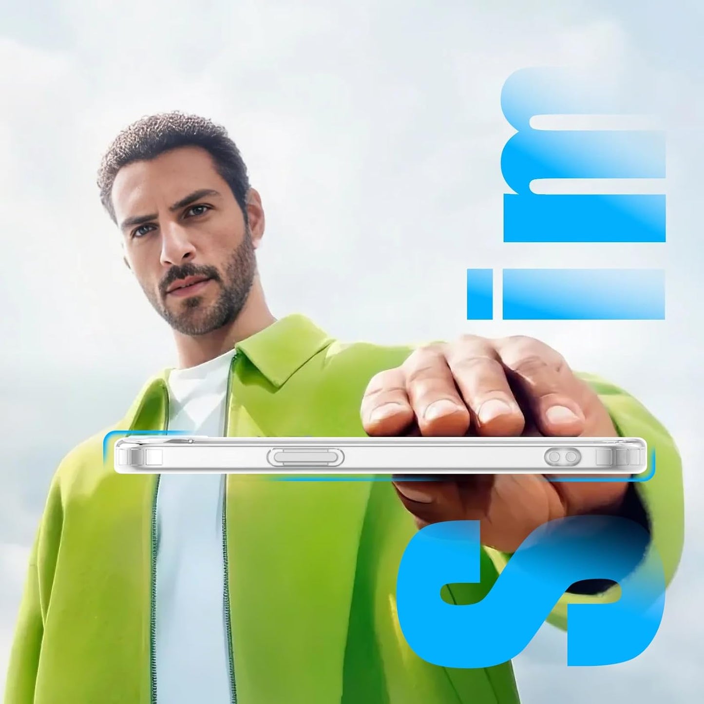 for Iphone 16E Case, [Compatible with Magsafe][Anti-Yellowing][Military-Grade Protection] Shockproof Slim Magnetic Phone Sleeve for Iphone 16E 6.1'', Clear