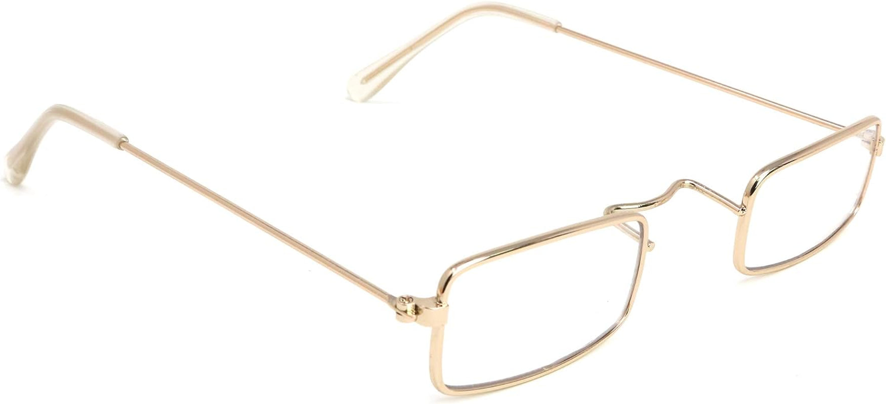 Old Man Costume Glasses - Rectangular Granny Dress up Eyeglasses - 1 Pair