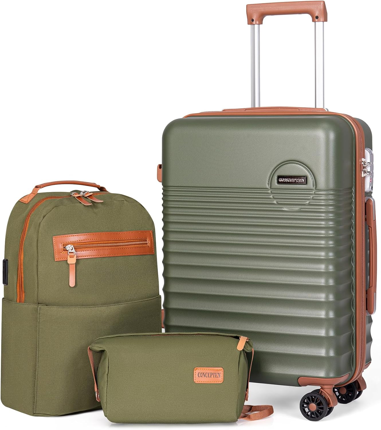 Luggage Sets 5 Piece, Suitcases with Wheels, Hardshell Suitcase Set, ABS Carry on Luggage Set with TSA Lock, Travel Luggage